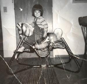 Me on rocking horse